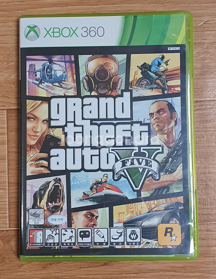 택포) Xbox360 GTA5 시디--0