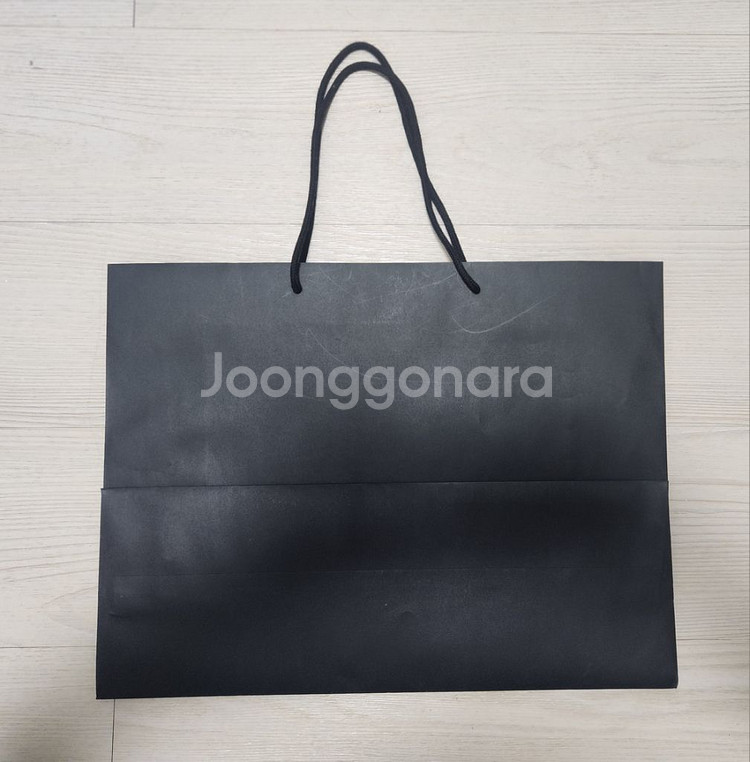 [상태B+] 구찌 대형 블랙 쇼핑백 (48X36X17)--1