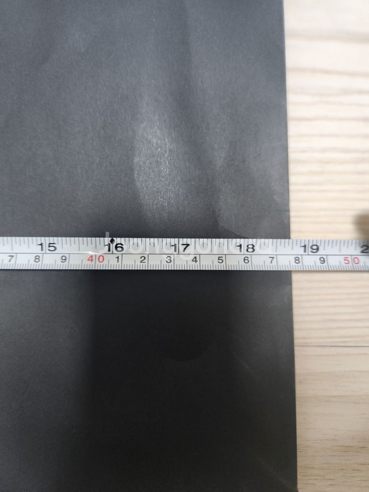 [상태B+] 구찌 대형 블랙 쇼핑백 (48X36X17)--5