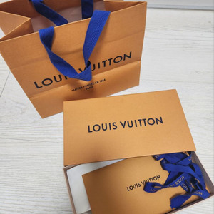 [대형] 루이비통쇼핑백 + 박스 + 엽서 + 리본