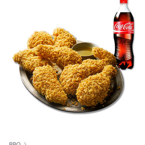 비비큐 황금올리브치킨+ 콜라 1.25L 나눔합니다