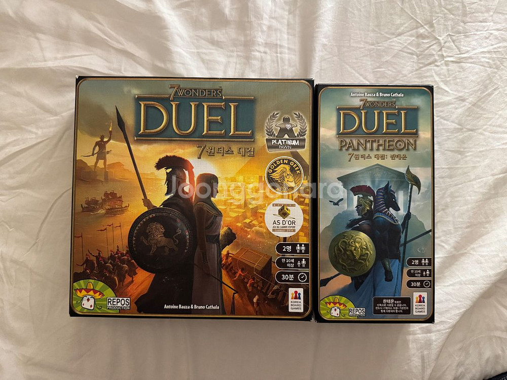 보드게임 3종(세븐원더스 듀얼,클루,포실리스)--4
