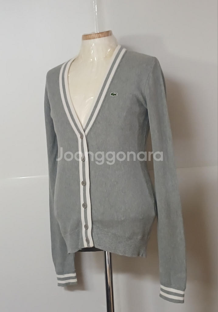 55)라코스테 정품 여성 니트 가디건--1