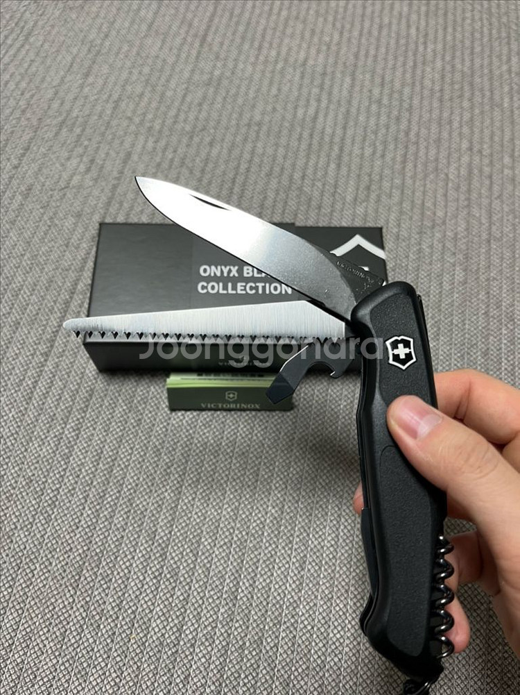 빅토리녹스 레인저 55 그립 오닉스 블랙 멀티툴--0