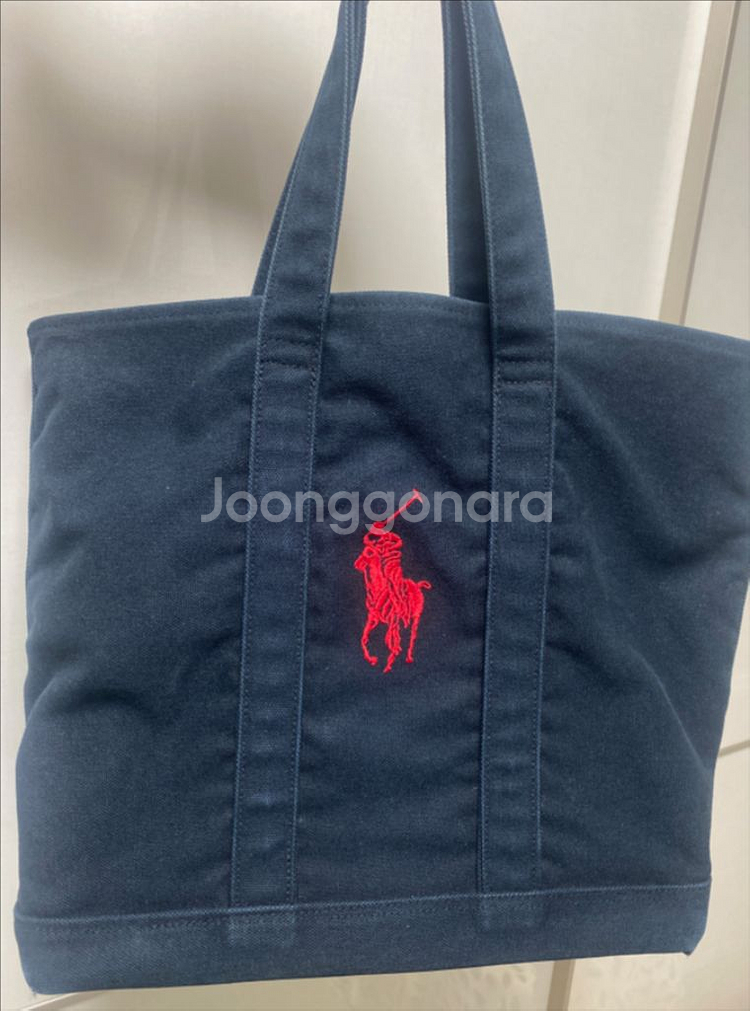 폴로 랄프로렌 블랙 토트백--0