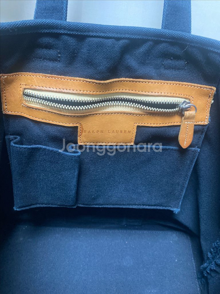 폴로 랄프로렌 블랙 토트백--2