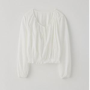타낫 Lumen tie blouse (ivory)새상품