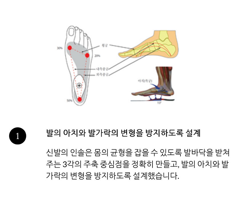 JGP 발 교정 남성트래킹화 255--5