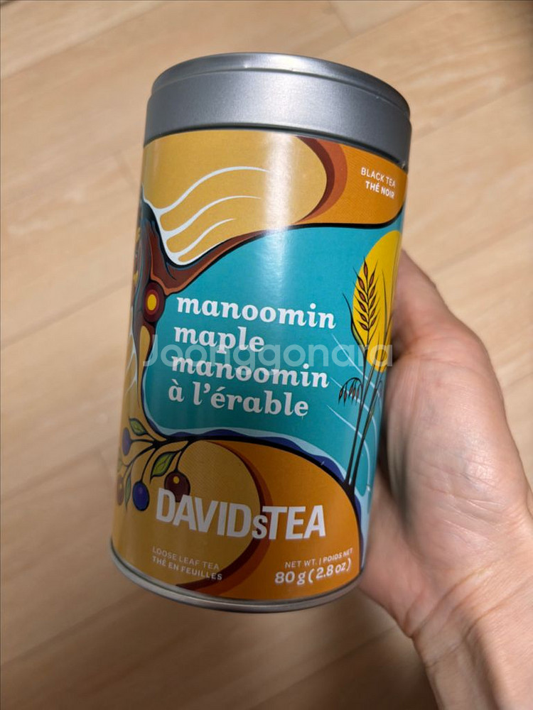캐나다 데이비드티(DAVIDsTEA)의 마누민 메이플티--0