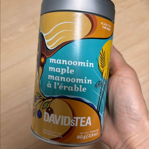 캐나다 데이비드티(DAVIDsTEA)의 마누민 메이플티