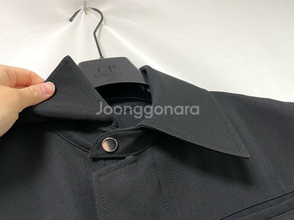 우영미 오버사이즈 포켓 턴업 자켓 _ 블랙--1