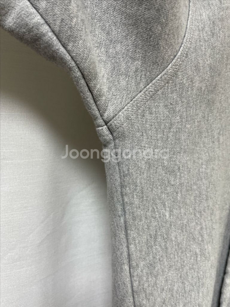 스투시 남녀공용 기모 후드티 _ 그레이 L--3