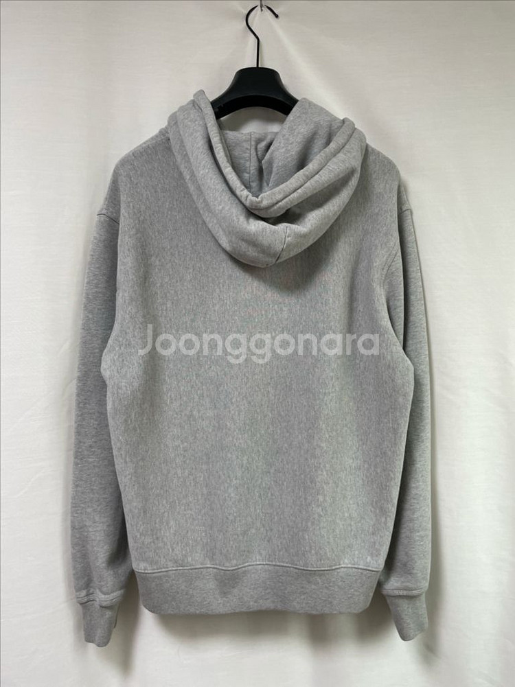 스투시 남녀공용 기모 후드티 _ 그레이 L--1