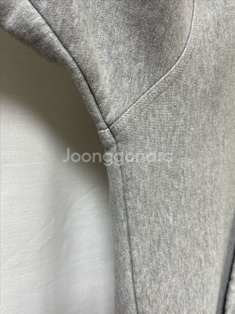 스투시 남녀공용 기모 후드티 _ 그레이 L--13