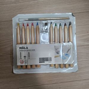 워터 색연필 이케아 몰라 10색
