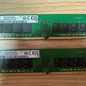 삼성 32GB DDR4 3200 PC4 램 2개