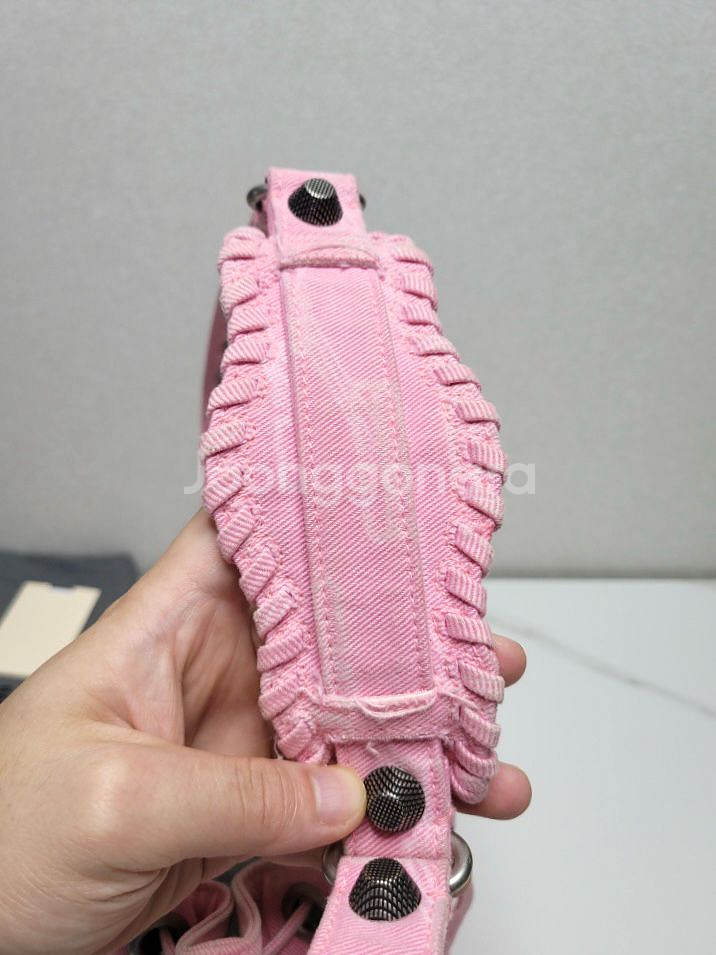 (한정판/A+)발렌시아가 르 카콜 데님 버킷 숄더백--5