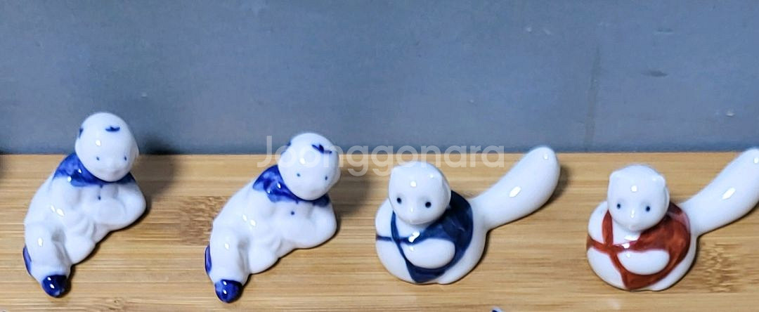 수저받침, 도자기 소품, 인테리어 장식품 30개 일괄--1