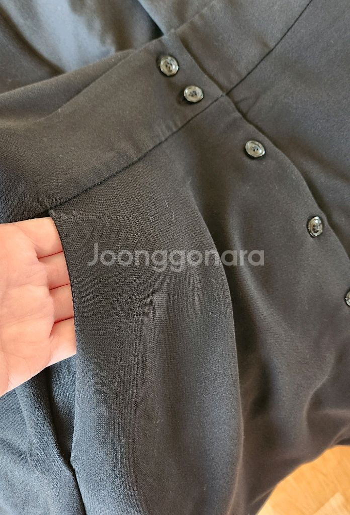 <새상품>스파오 카드캡터체리 콜라보 지수룩 블랙 원피스--1
