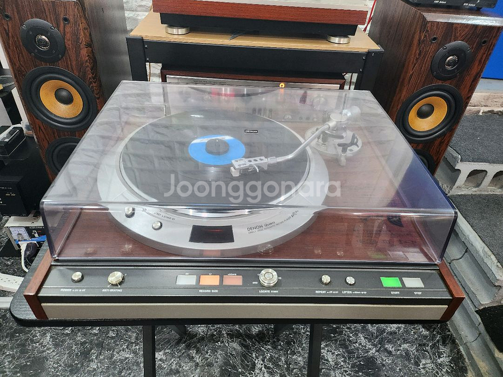 데논 자동 턴테이블--1