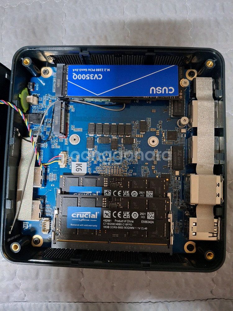 미니PC GMKTEC K6 7840HS 32G,512G--1
