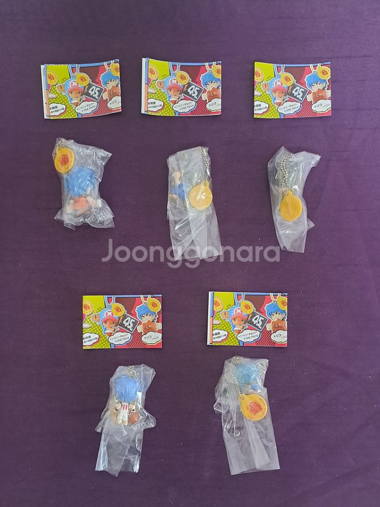 점프 45주년 키링 쿠로코 쵸파 토리코 곤 헌터헌터--1