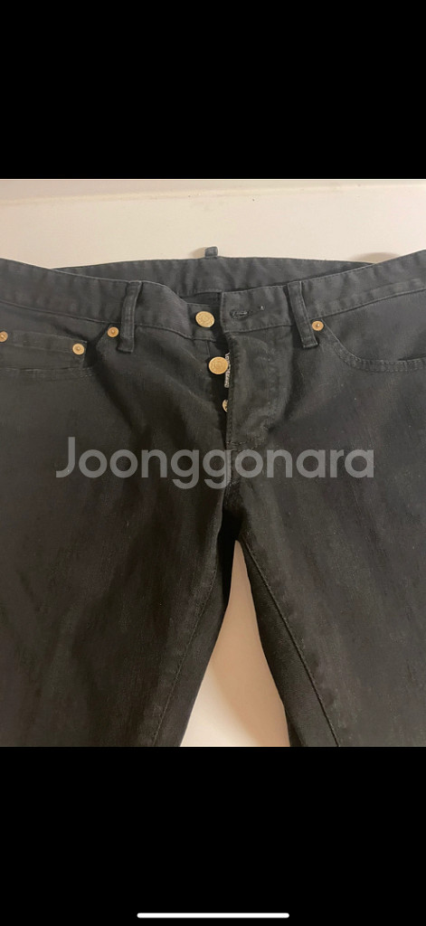 디스퀘어드로고블랙진--3
