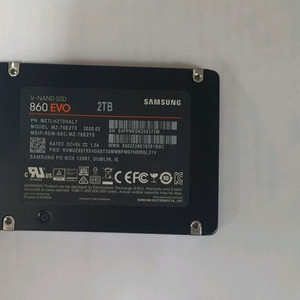 삼성 ssd 860evo 2tb 하드팝니다