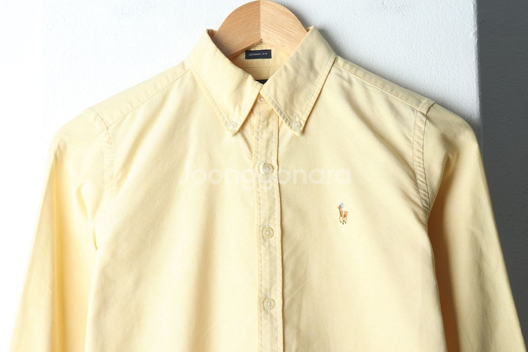 W(M) 폴로 랄프로렌 셔츠 남방 옥스포드 노랑--2
