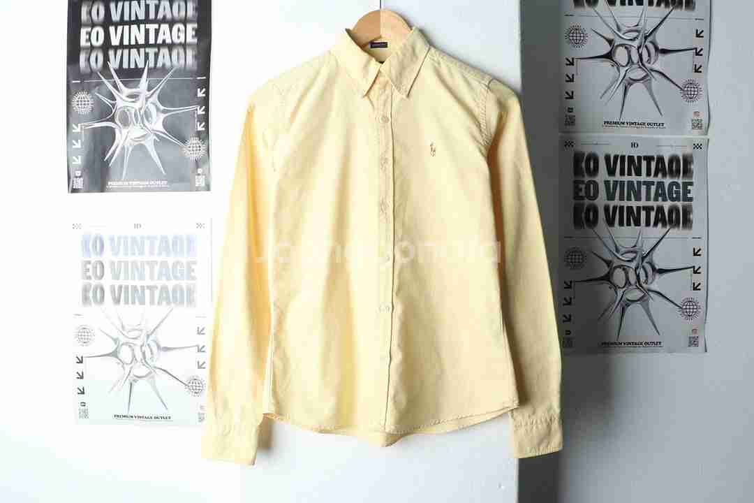 W(M) 폴로 랄프로렌 셔츠 남방 옥스포드 노랑--1