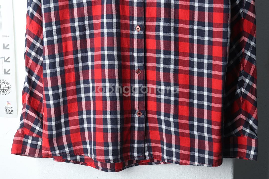 W(XS) NBA 엔비에이 셔츠 남방 스퍼스 체크--3