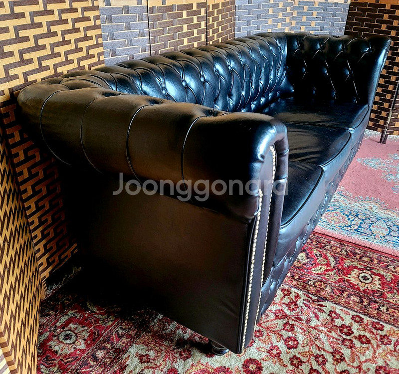 *체스터필드디자인*3인용*엔틱소파--5