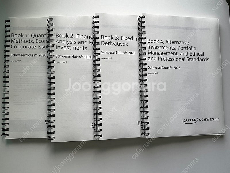 [cfa] 2026 CFA Level 1 슈웨이저 전권--0