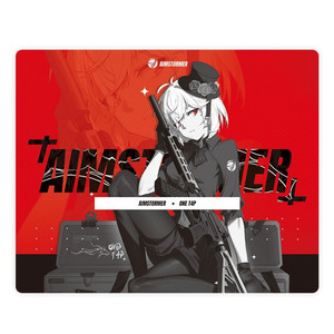 마우스 유리패드 AIMSTORMER Red