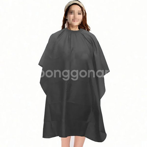 새 진회색 아동 미용실 가운 헤어샵 이발보 염색 파마--0