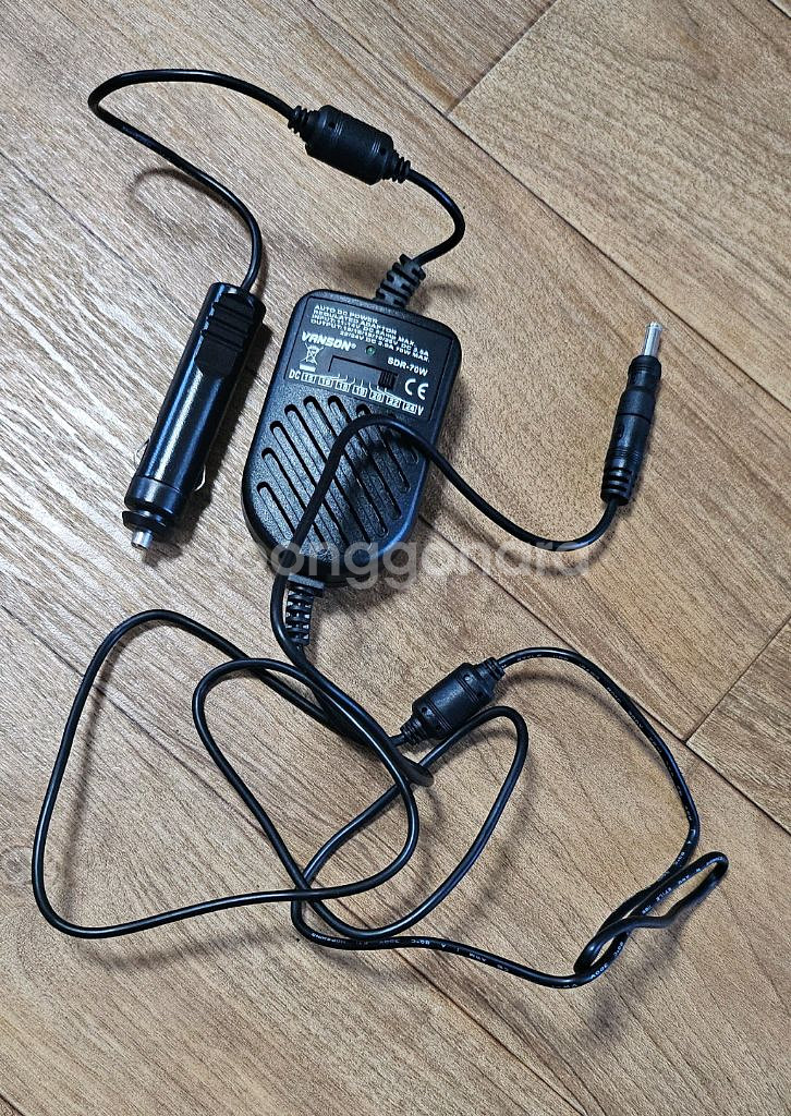 VANSON 노트북 아답타 시거잭충전기 SDR-70W--1