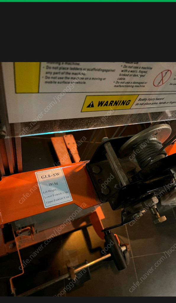 노블리프트 알루미늄 수동 원치 스태커 SW-181 이미지