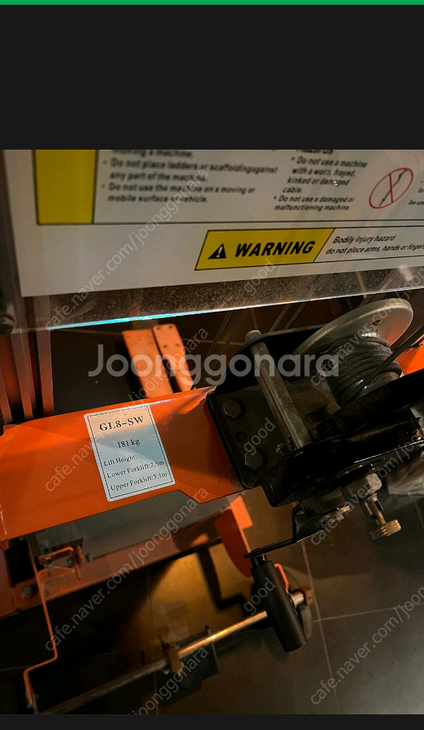 노블리프트 알루미늄 수동 원치 스태커 SW-181--6