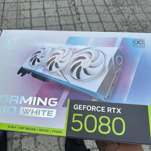msi rtx 5080 화이트 새제품