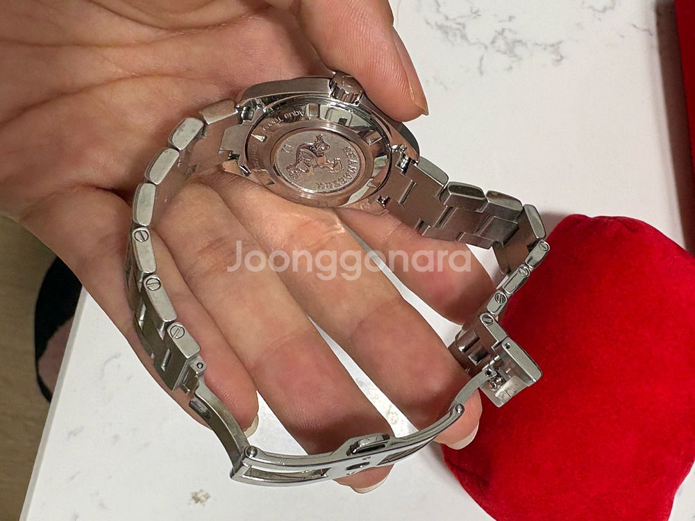 오메가 아쿠아테라 여성용 흰판--1