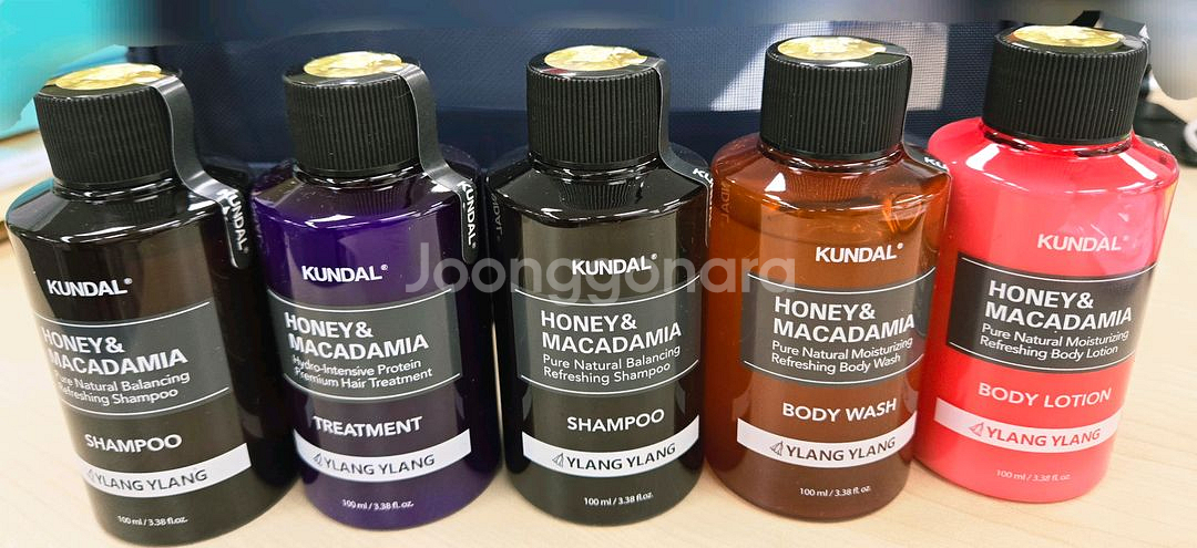 쿤달 허니 샴푸, 트리트먼트, 바디워시, 로션세트--0
