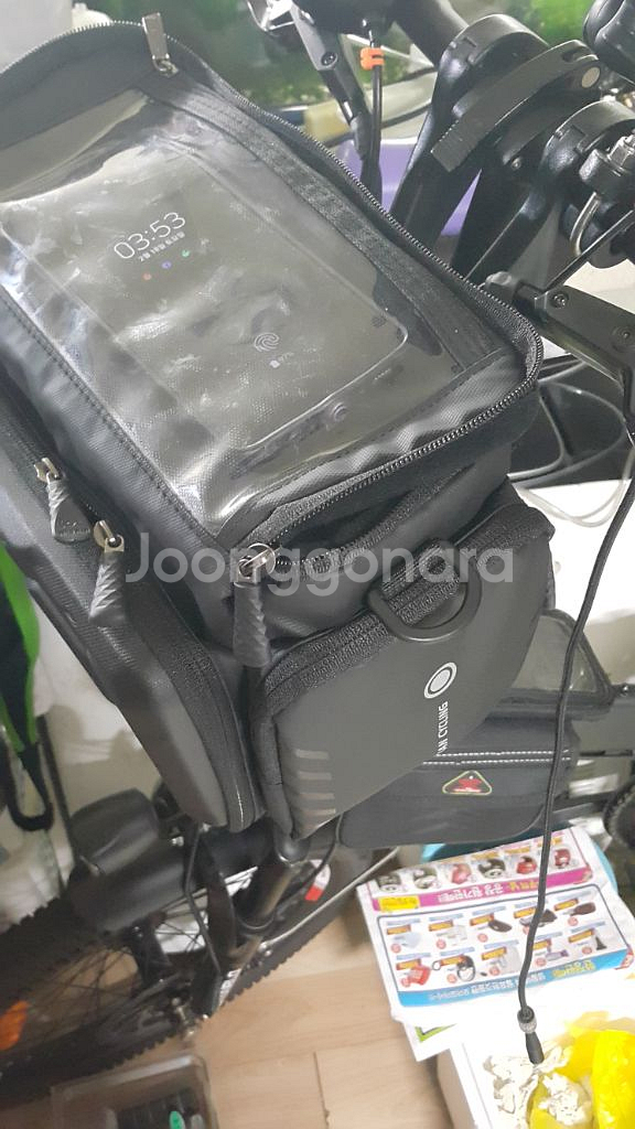 핸들바가방 배달가방 전기자전거 대용량 퀵보드 싸이클 라--1