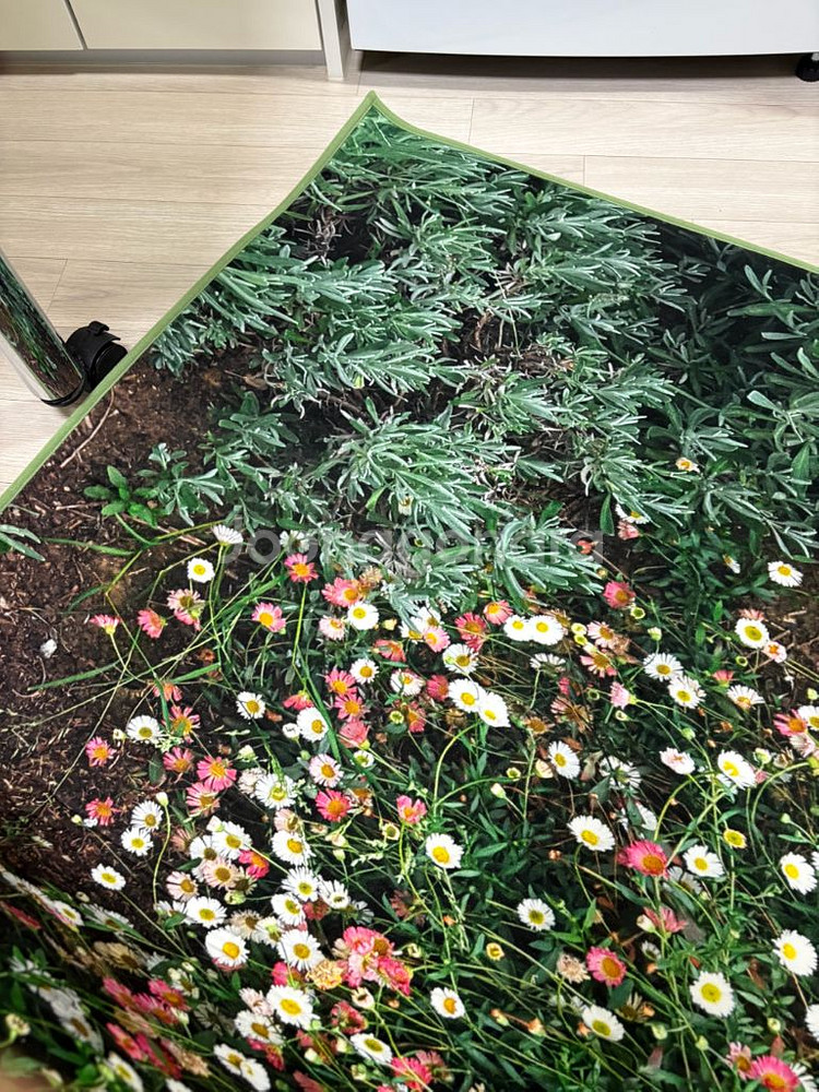 플러피 아카이드 Flower Garden 꽃잔디 러그--1