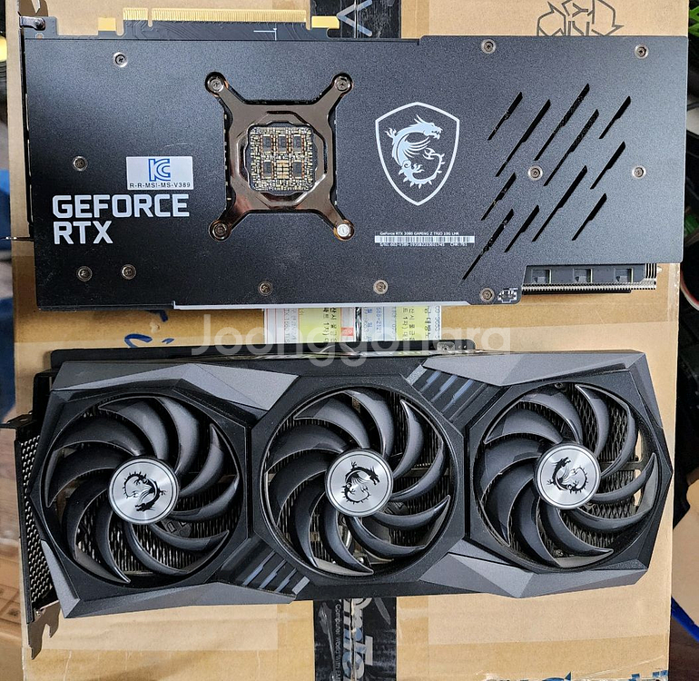 msi rtx3080 트리오 10g 그래픽 카드 팝니다--0