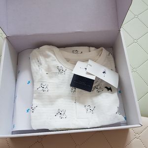(새상품)블루독 쿨코튼 실내복 7부내의
