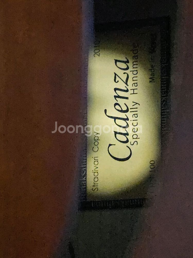 첼로 4/4 팝니다(Cadanza Handmade)--9