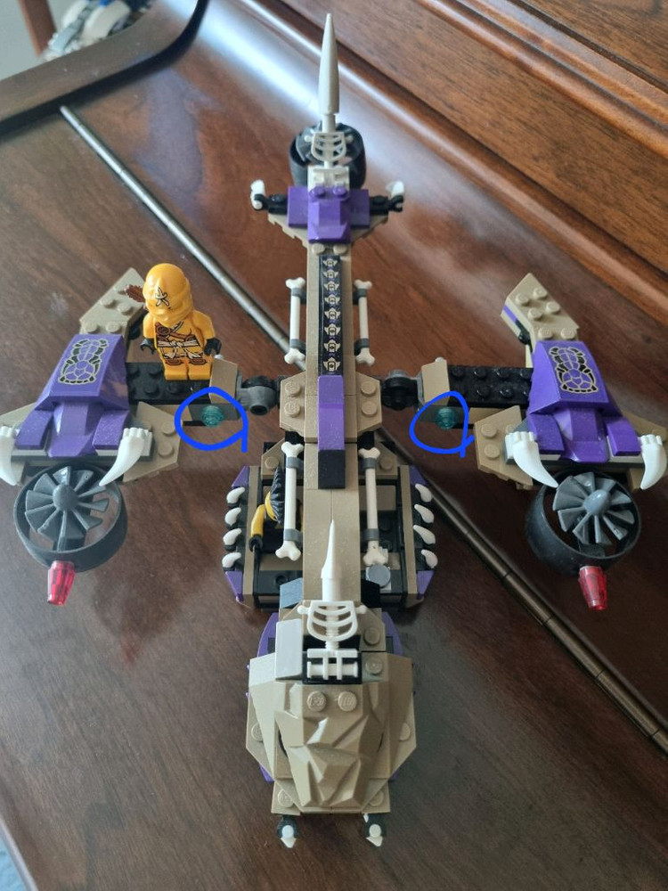 레고 닌자고 70746 콘드라이 콥터 공격 이미지