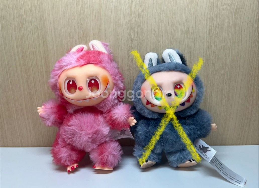 팝마트 라부부 인형 키링 새상품--0
