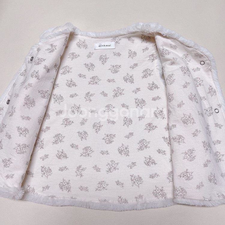 밍크뮤 퍼 베스트 털조끼 90--1