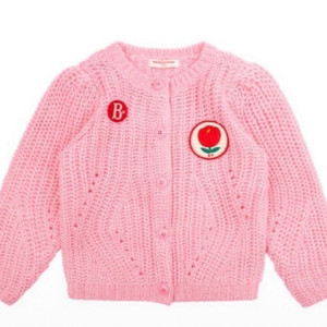 베베드피노 튤립퍼프가디건+원피스 130